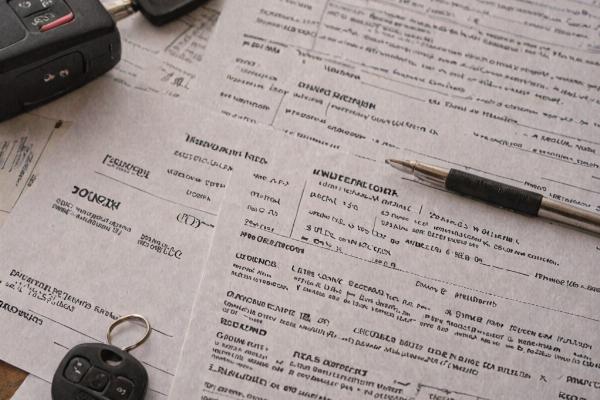 Insurance paperwork and documentation