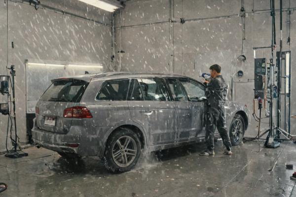 Professional auto painting process